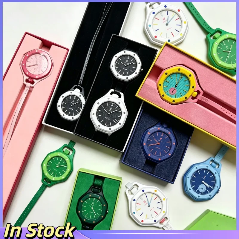 

2026 New AP Swatch Royal Color Pocket Watch AS Pocket WatchPendant Watch Dopamine Watch Fans Collect Gifts With Identification