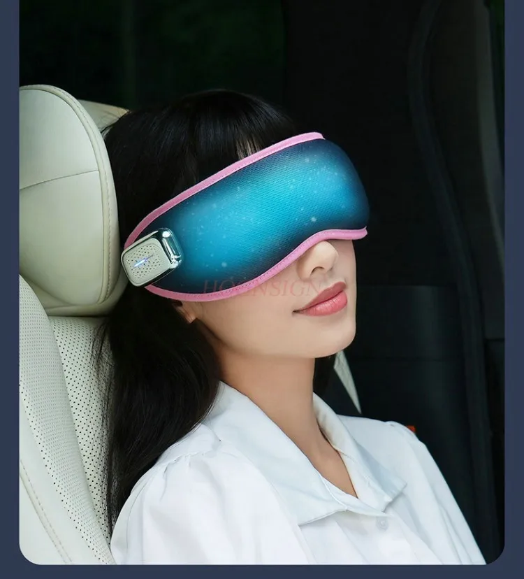 Sleep aid bone conduction Bluetooth eye mask eye massage device Hot compress eye protection device