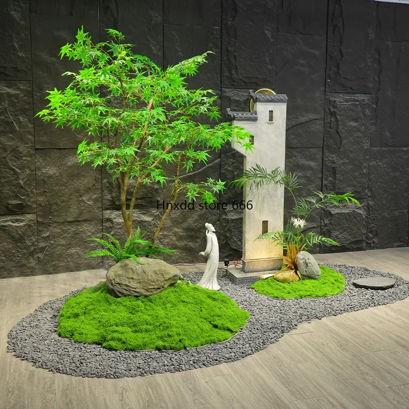 Chinese simulation maple landscape large indoor landscaping