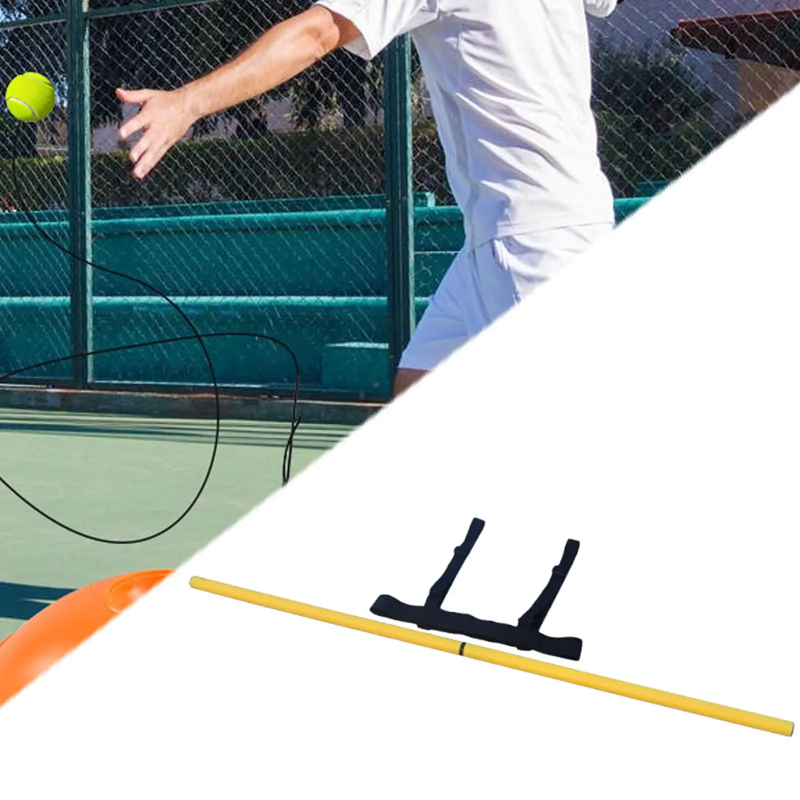 

Тренировочный инструмент для теннисного раствора Backswing Многоцелевой раствор для уменьшенных качелей