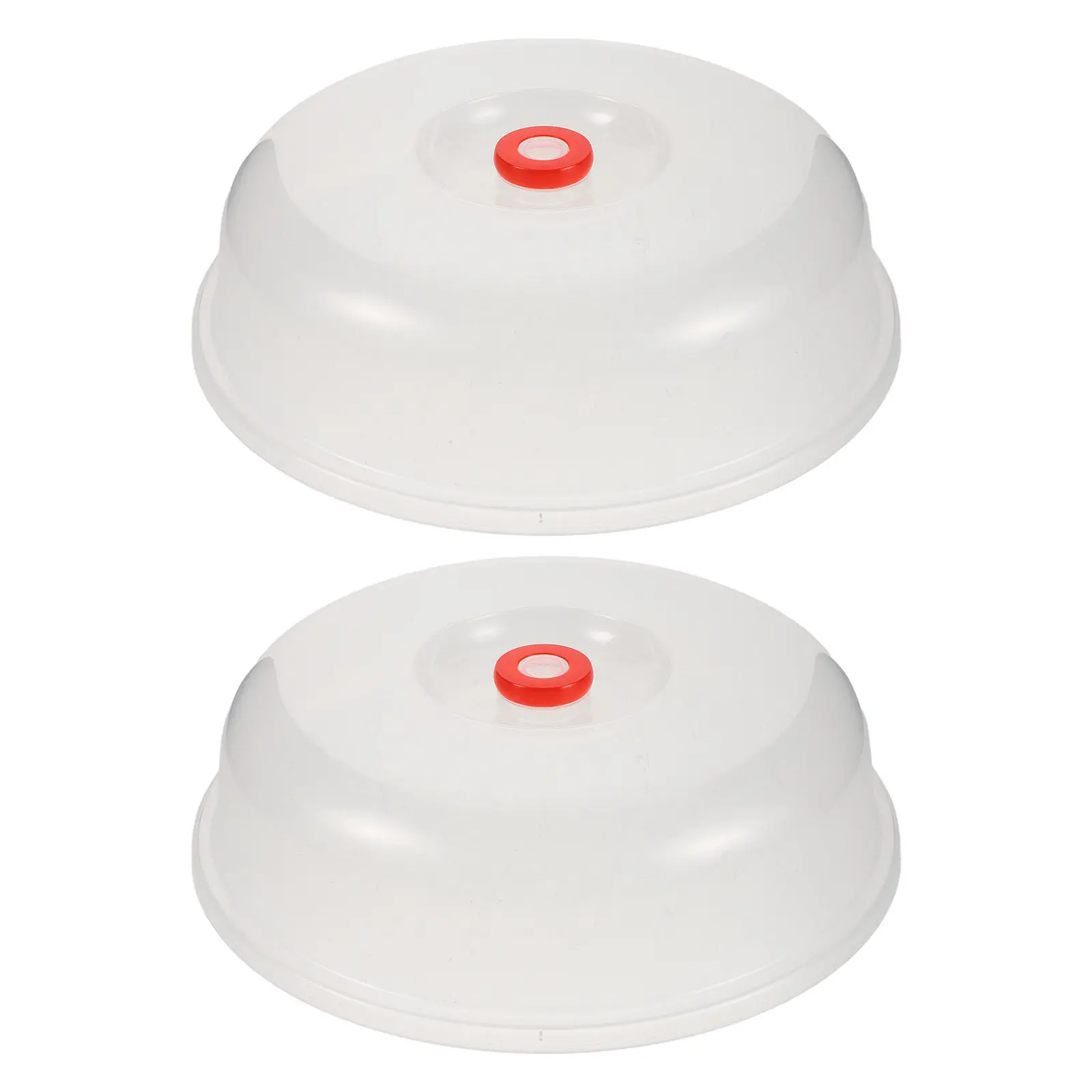 Microwave Plate Cover 24cm – Clear High-Temp Splatter Shield for Food, Dish & Bowl Heating – 2pcs