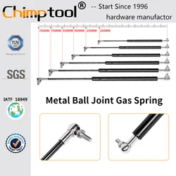1 Pc Metal Ball joint Gas Spring Universal Shock Absorber Hydraulic Lift Support Strut Bar For Bed Car Furniture Can Customize