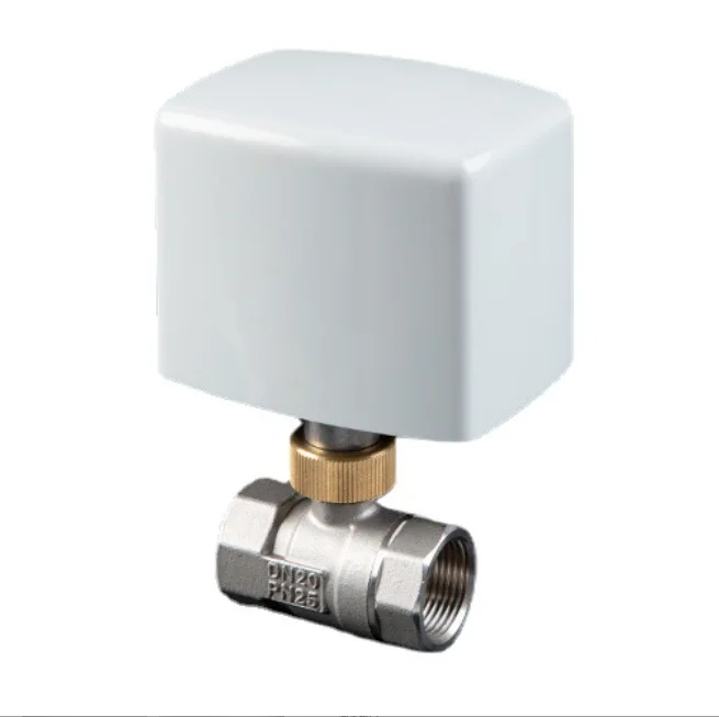 

2 Way Motorized Stainless Steel Electric Ball Valve AC220V Water OEM Customizable Air Conditioning 3-Wire 2 Control