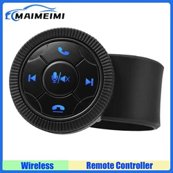 Custom Wireless Control Button 5 Key Remote Controller for Motorcycle/Bike Handlebar Media Controller Car Steering Wheel Control