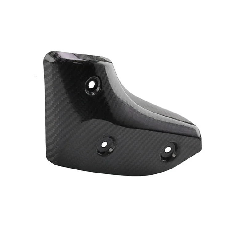 AASS-Carbon Fiber Front Exhaust Pipe Guard Protector Decorative Cover For  T-MAX 560 530 Tmax560 Tmax530 17-21