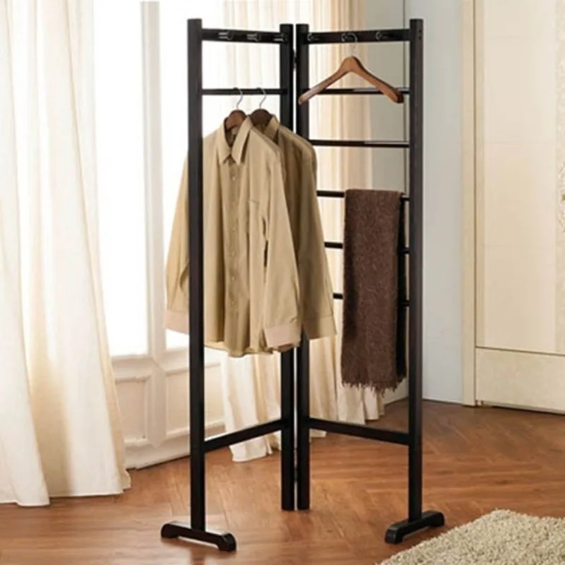 

Living Room Wooden Coat Racks Garment Organizer Hallway Display Coat Racks Indoor Dress Porte Manteau Entrance Hall Furniture