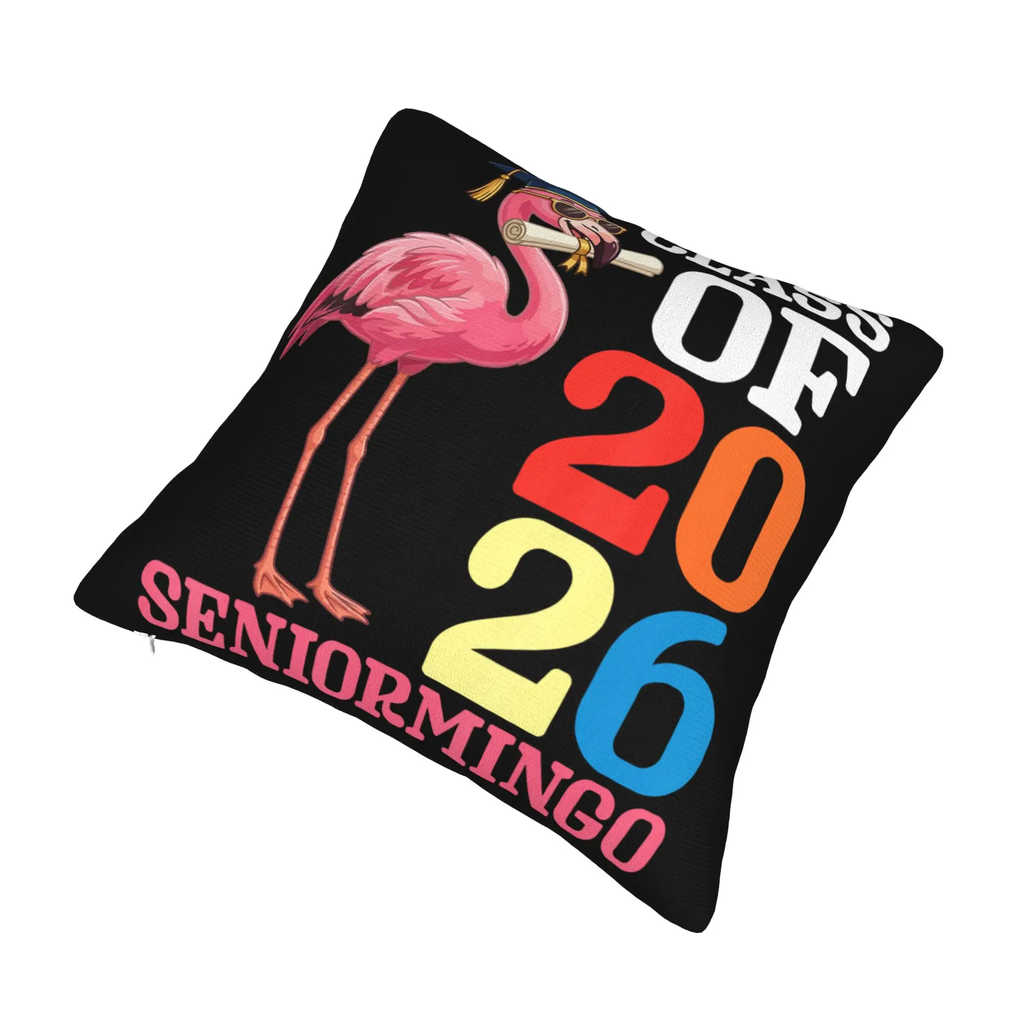 Class of 2026 Senior Graduation Pillowcases Merchandise Printed Cushion Cover Decoration  Throw Pillow Case Cover Car Multi Size