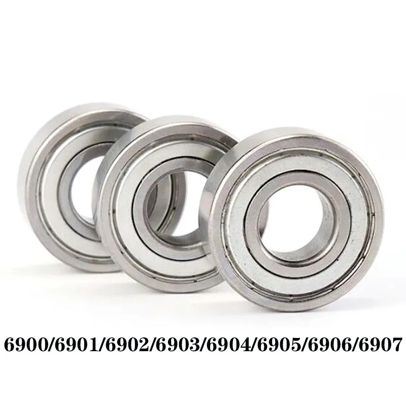 

Free Shipping 5/10Pcs 6900 6901 6902 6903 6904 6905 6906 2RS ZZ Rubber Metal Sealed ABEC-5 Deep Groove Miniature Ball Bearing