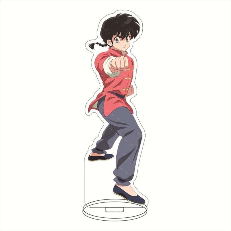 Anime Ranma1/2 Acrylic Stand Model Tendo Akane Ranma Saotome Figures Cosplay Model Desk Decor Standing Sign Props Fans Gifts