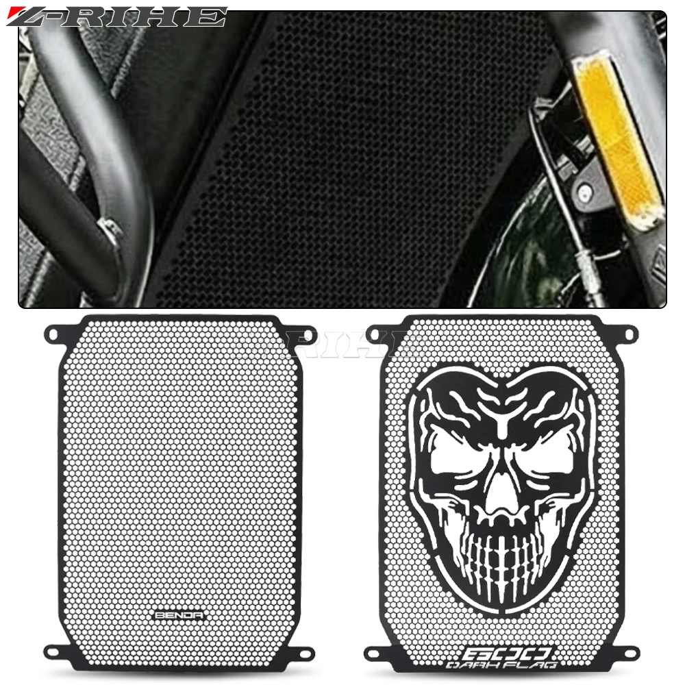 For Benda Dark Flag DarkFlag 600 V4 Cruiser 2025 2026 2027 Motorcycles CNC Radiator Guard Grille Grill Cover Protection Parts