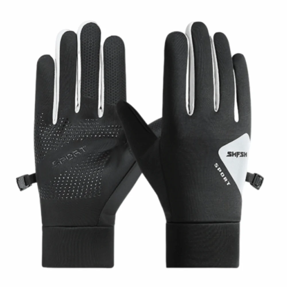 

Warm Winter Cycling Gloves Anti-Slip Windproof Full Finger Gloves Thermal Thicken Riding Protective Mittens Outdoor