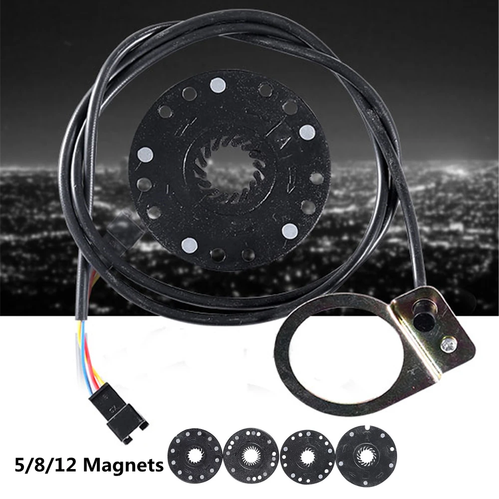 

to Install Steel Ebike Pedal Assist 5/8/12 Magnets Mountain Bike Speed Sensor Assistant Sensors PAS System Bike Modified Parts
