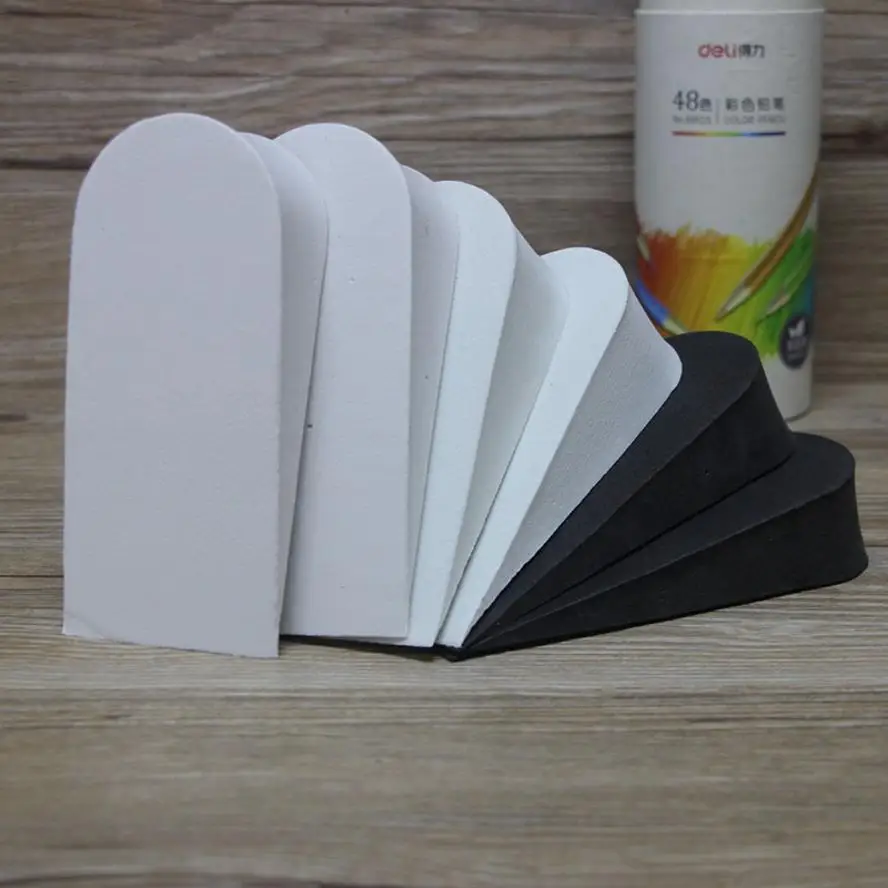 1 Pair Unisex Eva 2.3Cm Taller Height Shoes Insoles Heel Insert Increase Random Color