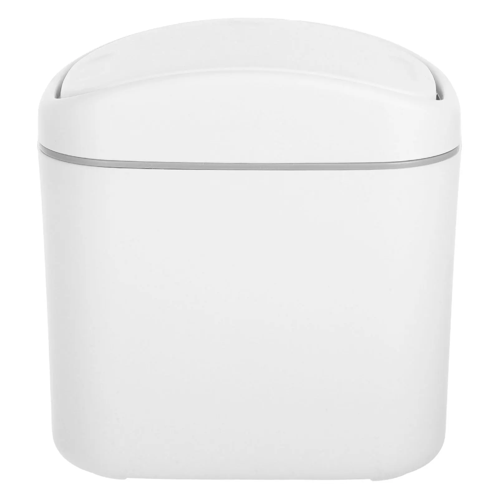 

Small Desktop Trash Can 1.5 Liters Capacity Sleek Countertop Waste Basket for Desk Rv Dorm Portable Garbage Can