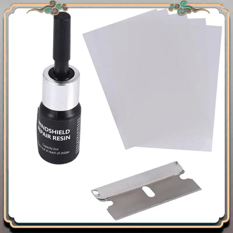 

Reliable-Car Windshield Repair Kit Car Window Glass Scratch Crack Restore Repair Tool,DIY,Resin Sealer Kit