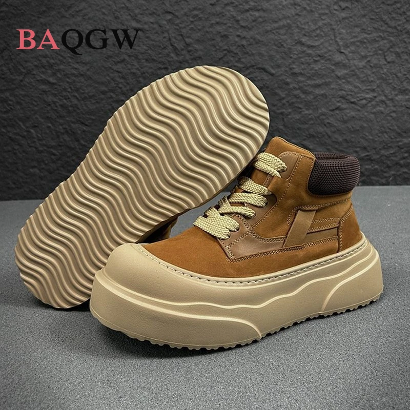 

Sneakers Winter Warmed Boots Men Ankle Outdoor Boots New High Top Sneskers Men Chelsea Boots Men Good Quality Casual Shoes