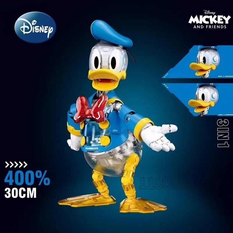 

Disney's New Donald Duck Assembled Model Toy Educational Splicing Trendy Ornaments Building Block Toys Children's Birthday Gift