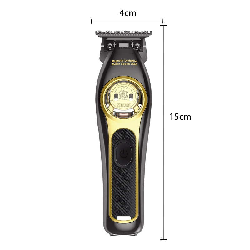 Kemei KM-2268 Professional Cordless Hair Clipper  Trimmer – Salon-Grade Men's Hair Cutting Machine, 8000RPM, UV-Coated Body