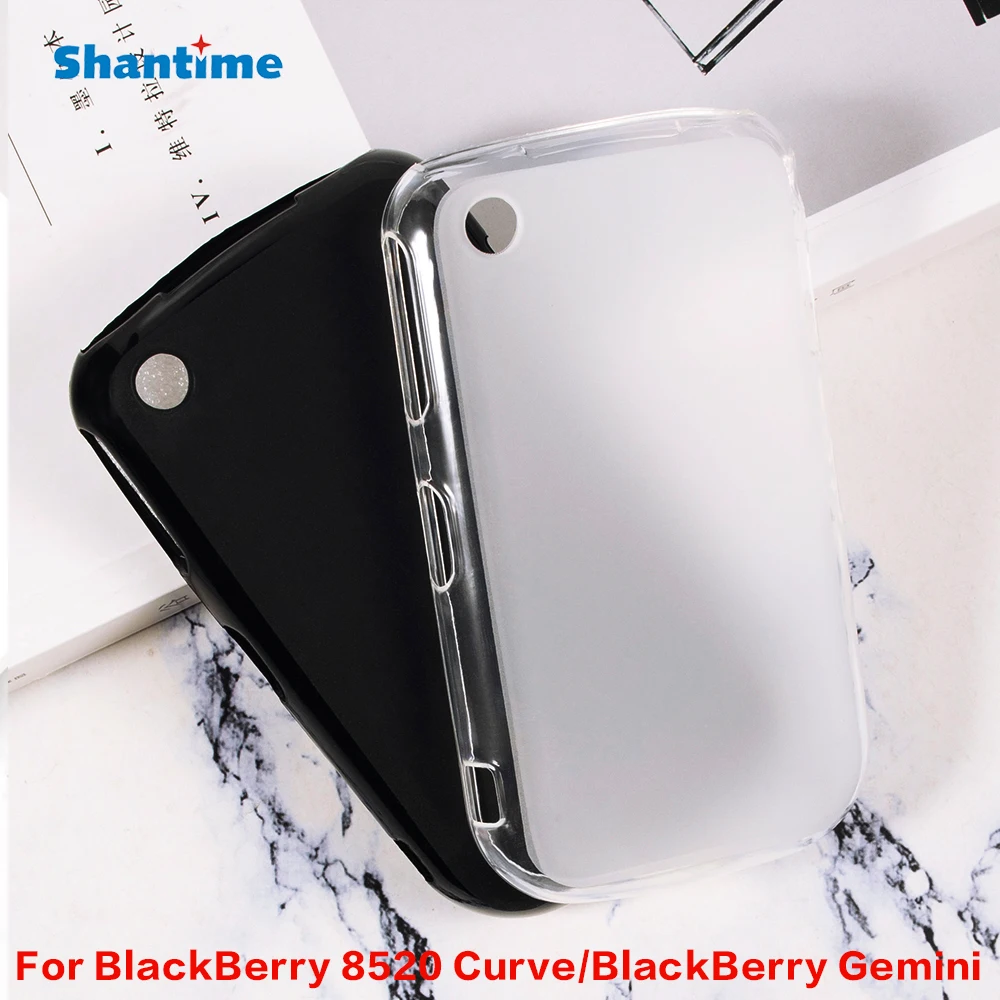 For BlackBerry 8520 Curve Gel Pudding Silicone Phone Protective Back Shell For BlackBerry Gemini Soft TPU Case