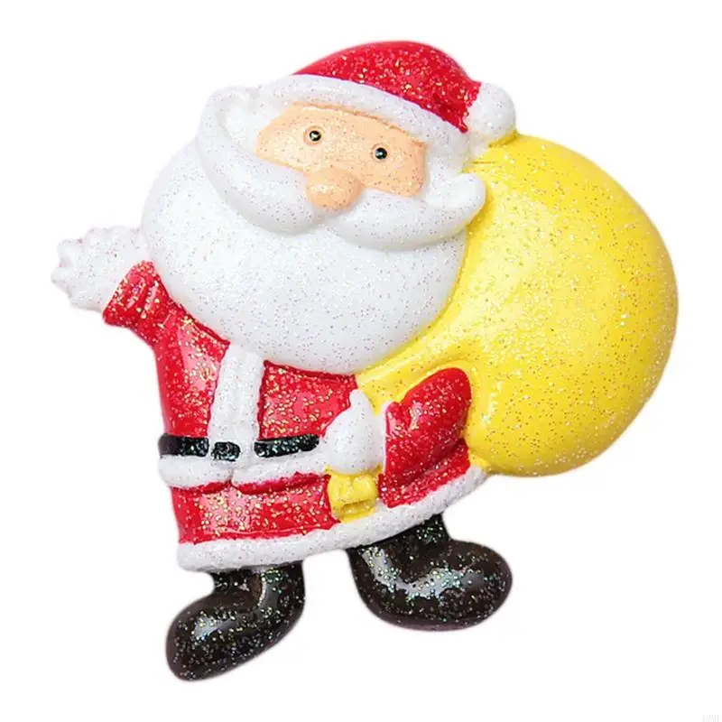 49mf stickers Santa Rendier Car Sticker voor kerstauto -koelkast