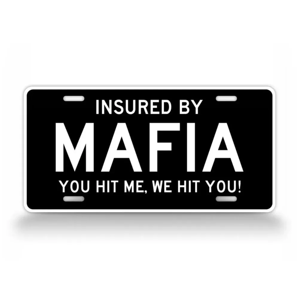 CIFbuy Personalized Funny Mafia Custom Metal Tag, 