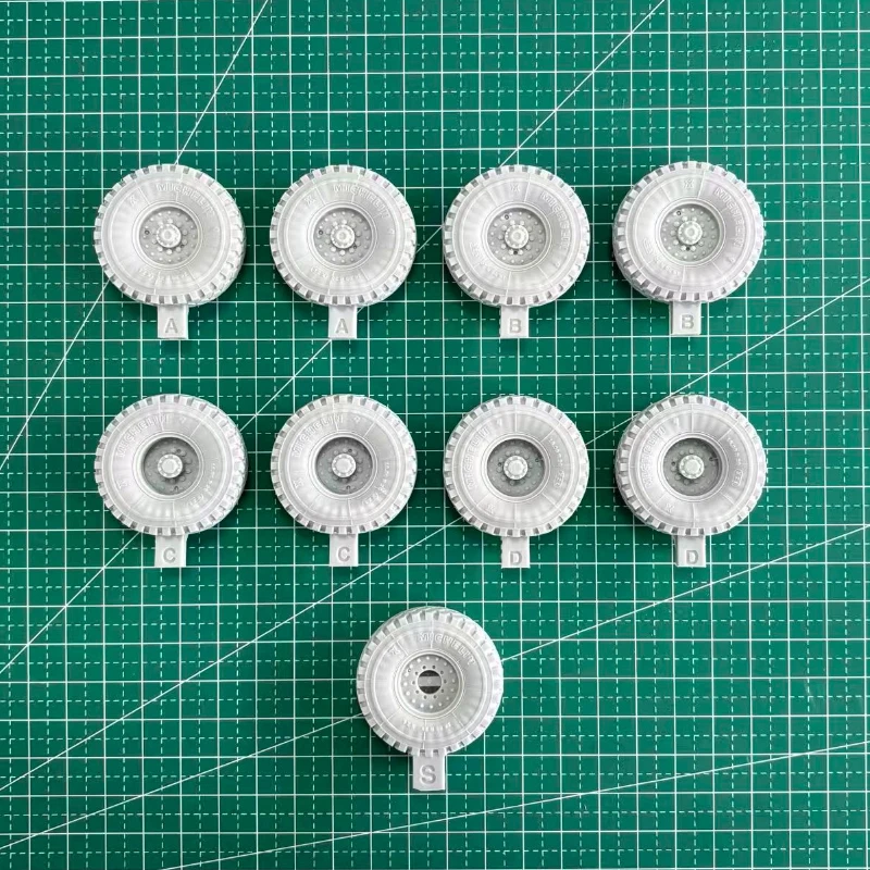 1/35 مقياس يموت الصب الراتنج نموذج تجميعها عدة الروسية Pantsir S-1 مجموعة عجلات متأرجحة غير مجمعة وغير مصبوغة #3