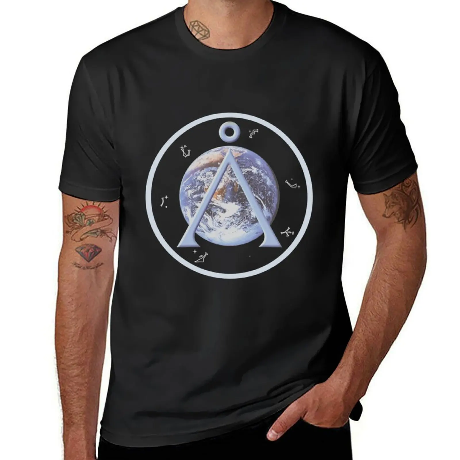 

Stargate Atlantis T-Shirt funnys cute tops boys whites T-shirts for men cotton