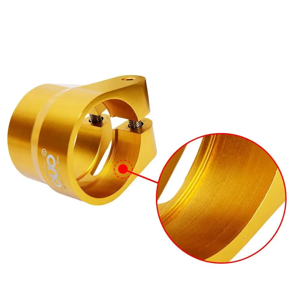 Зажим для подседельного штыря велосипеда из алюминиевого сплава, фиксатор подседельной трубы, быстроразъемный зажим для подседельной трубы, крепеж, двухслойный зажим для трубки сиденья велосипеда