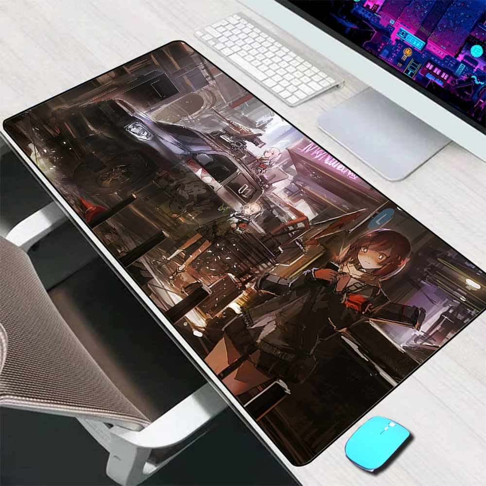 Girls Frontline Large Mouse Pad Gaming Accessories Mouse Mat Keyboard Mat PC Gamer Desk Pad Computer Mousepad Laptop Mausepad
