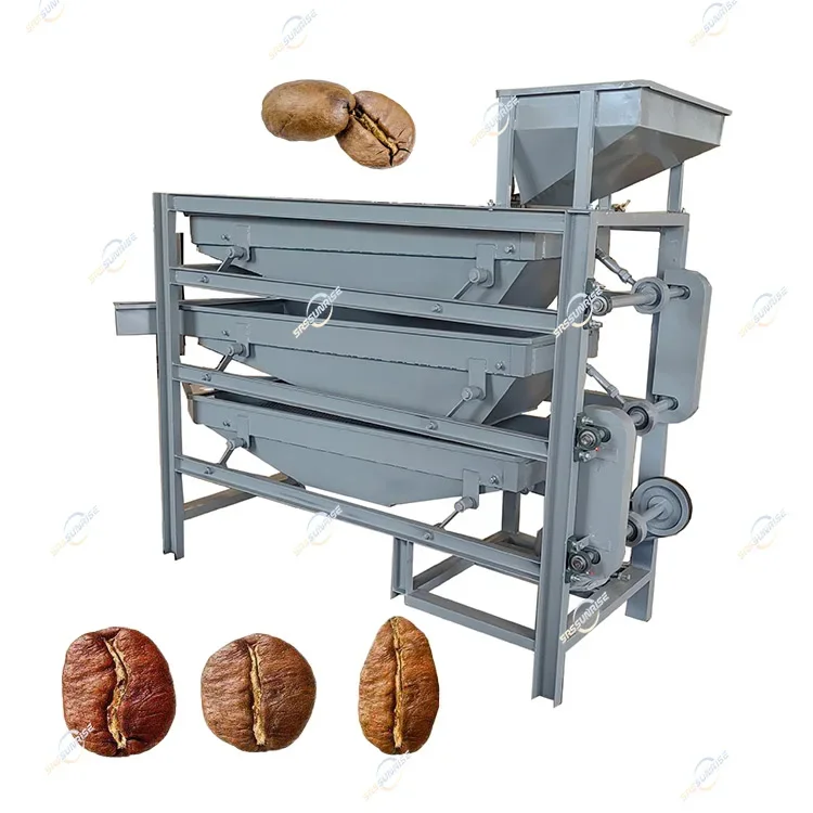 Commercial Automatic Seed Sifting Machine Grain Wheat Seeds Cocoa Beans Sorting Machine Sifter