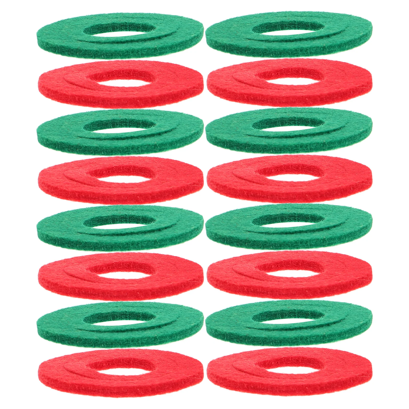 

10pcs Terminal Protector Felt Washers Red Green Durable Fiber For Car Truck Rv Boat Protection Shim