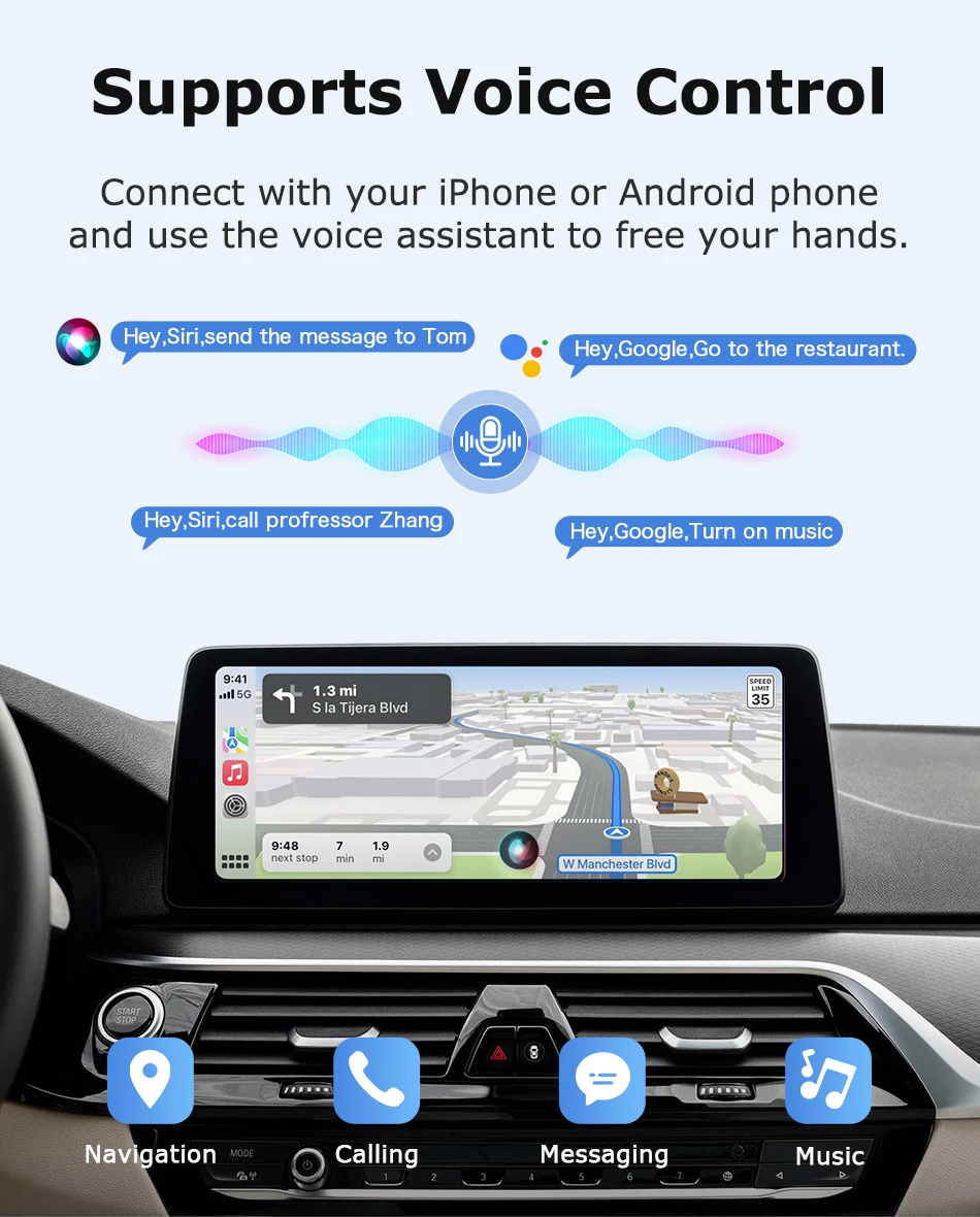 Kabellose CarPlay-Schnittstelle für BMW NBT CIC System 12345 Serie X1 X3 X4 X5 F20 F21 F30 F31 F34 F10 F48 F25 F26 F15 F60 F10 E84 – Detail 10