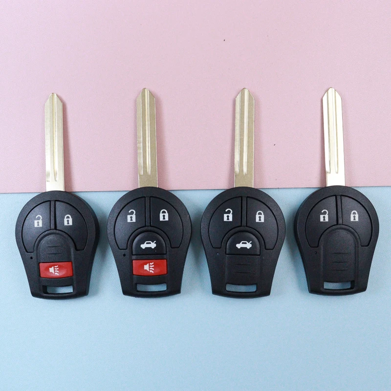 

Корпус автомобильного ключа, чехол для ключа для Nissan Qashqai Altima Maxima Sentra Versa Sylphy Cube Juke Rogue Micra Sunny Tiida CMIIT