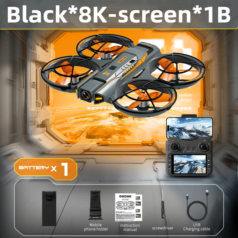 For Xiaomi A21 Pro Drone Professional 8K HD Dual Camera 5G WIFI Brushless Motor 360°  roll Obstacle Avoidance Quadcopter Toy New