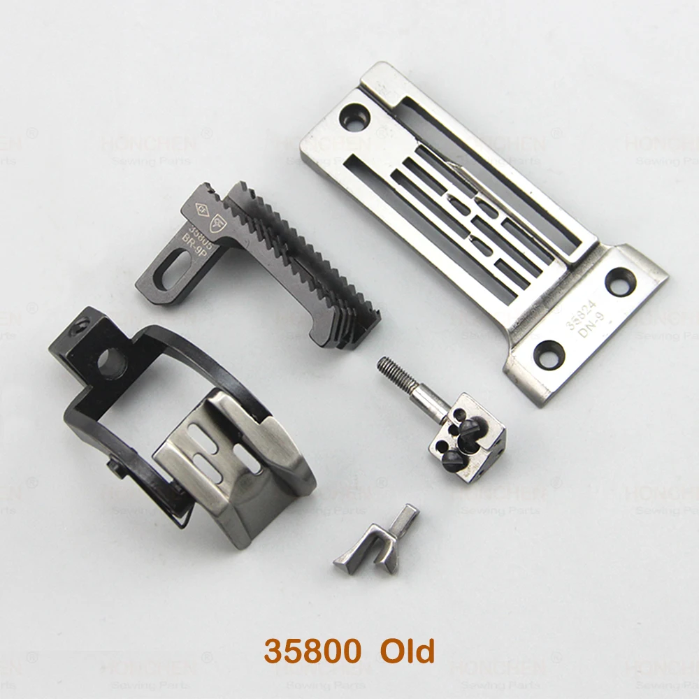 Union Special 35800 Gauge Set Crank Arm Sewing Machine Heavy Fabric Needle Plate Feed-Dog Presser Foot Needle Clamp GaugeSet Kit