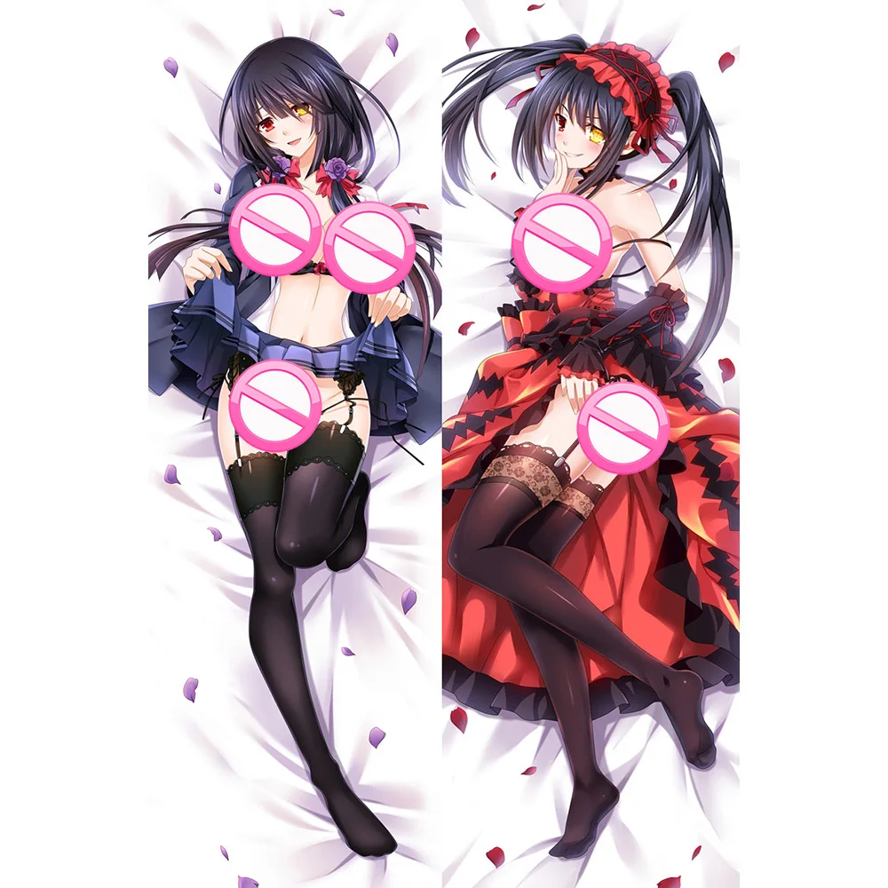 

Anime DATE A LIVE Tokisaki Kurumi Dakimakura Body Pillow Case Hugging Body Prop