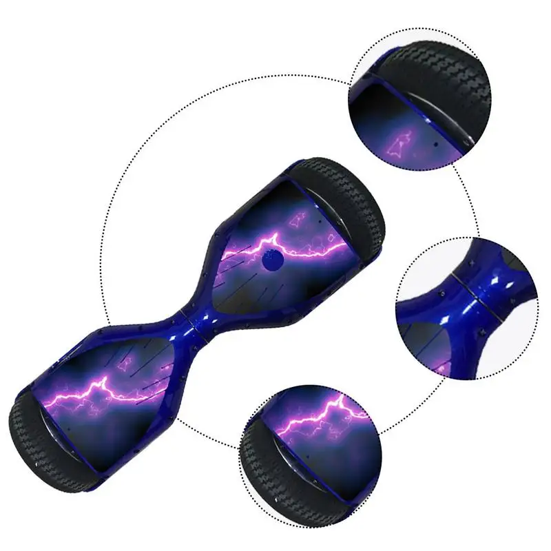 6.5 Inch Electric Scooter Sticker Hoverboard Gyro Scooter Skateboard Sticker Two Wheel Balance Board Hover Scooter