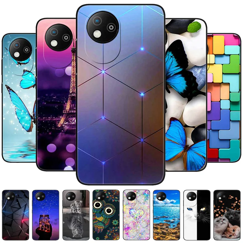 For ZTE Blade A35 Lite Case Cute Cartoon Soft TPU Silicone Back Cover for ZTE BladeA35 Lite A 35 A35 Core Phone Cases A35Lite 4G