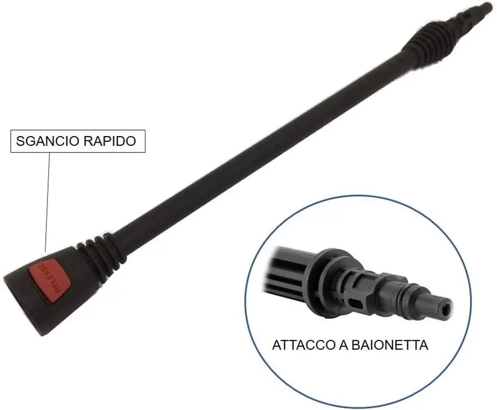 New Pressure Washer Accessories Parts Plastic Head Holder Quick Bayonet Attack Cold Water Drywasher (Spear P/Head)