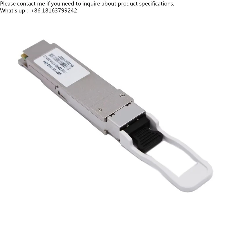 

Single Module 80km Fiber Optical Transceiver Dual Fiber 100G QSFP28 ZR4 1310nm Duplex LC 20km Distance SFP Form Factor