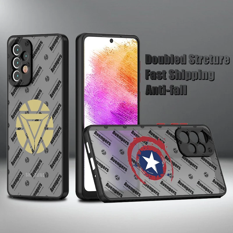 Marvel Avengers Celestials For Samsung A73 A72 A54 A53 A52S A34 A32 A33 A24 A23 A55 A35 A25 A15 Lite Frosted Translucent