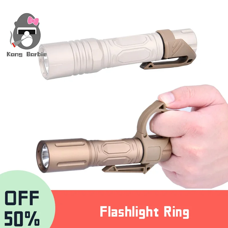 WADSN Outdoor Tactical PLH-V2 Flashlight Ring Pocket Clip Multi functional Lifting Ring Flashlight Hook