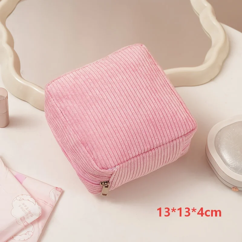 Travel Large Capacity Sanitary Pads Bag Cosmetics Lipstick Storage Bag Cosmetic Bag Multipurpose Mini Data Cables Organizer