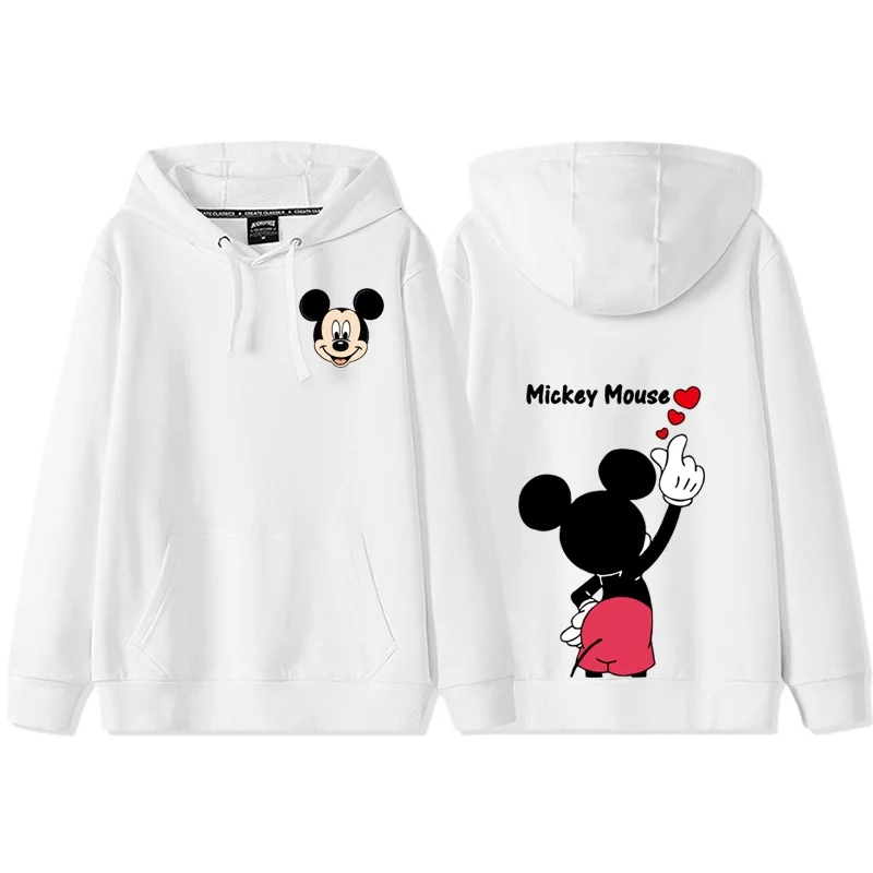 2025 anime cartoon Disney Donald Duck Daisy Duck couple hooded sweatshirt female spring and autumn jacket girl girl sweatshirt h