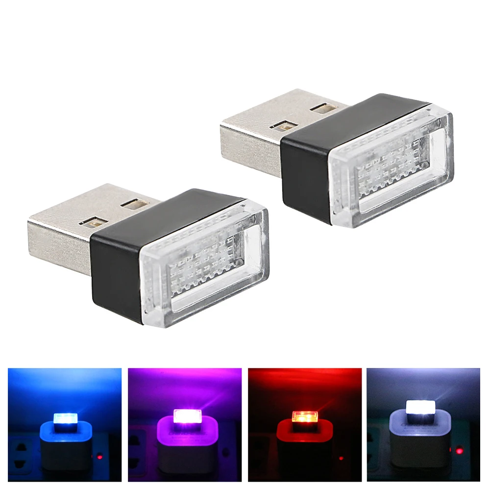 

Universal Car USB Atmosphere LED Lamp Light for Ford Focus Fiesta Kuga Citroen C5 Skoda Octavia Rapid Superb Accessories