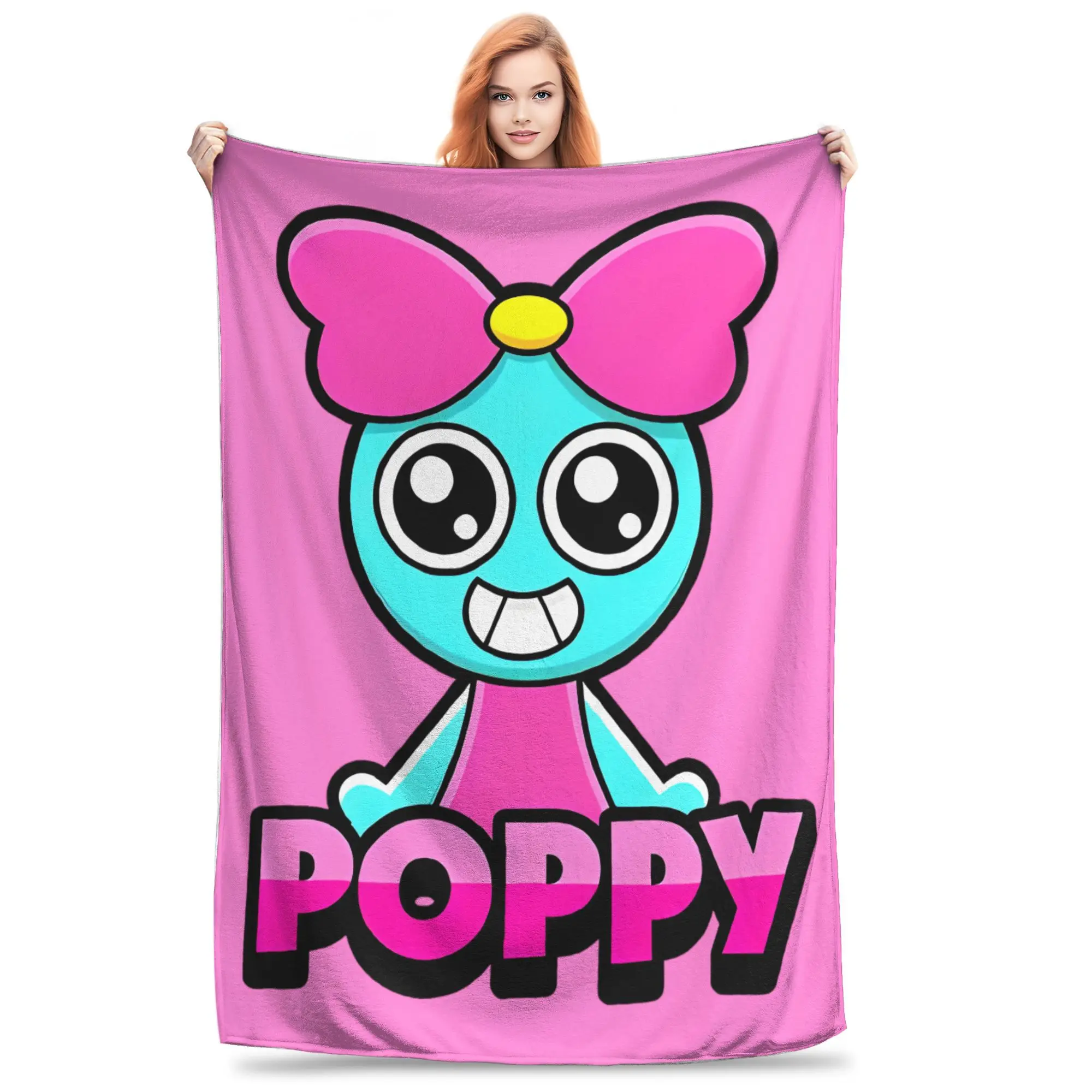 

Dandys World Poppy Blanket Fleece Awesome Breathable Throw Blanket for Home Decoration