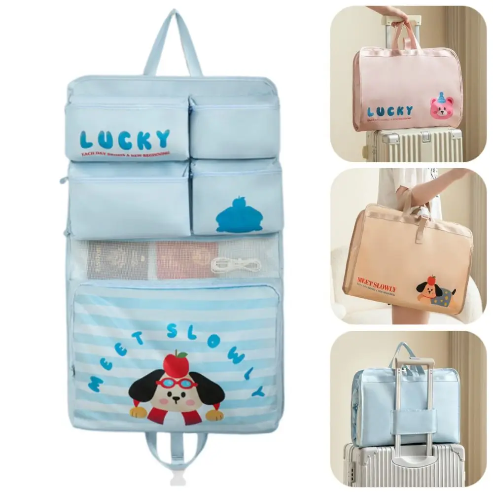 

Hangable 6 in 1 Travel Storage Bag Foldable Large Capacity Clothing Packing Case Dustproof Space Saving