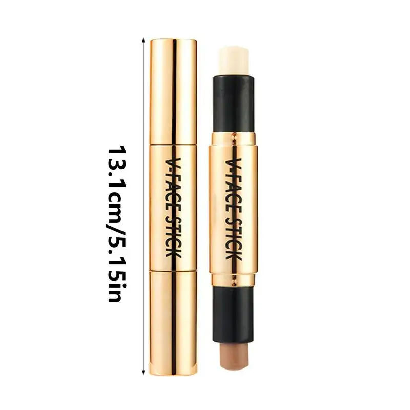 Evidenzia i contorni Stick Dual Cream contorni Stick Highlighter & Bronzer Pen Face Brightens & Shades Pencil per scolpire