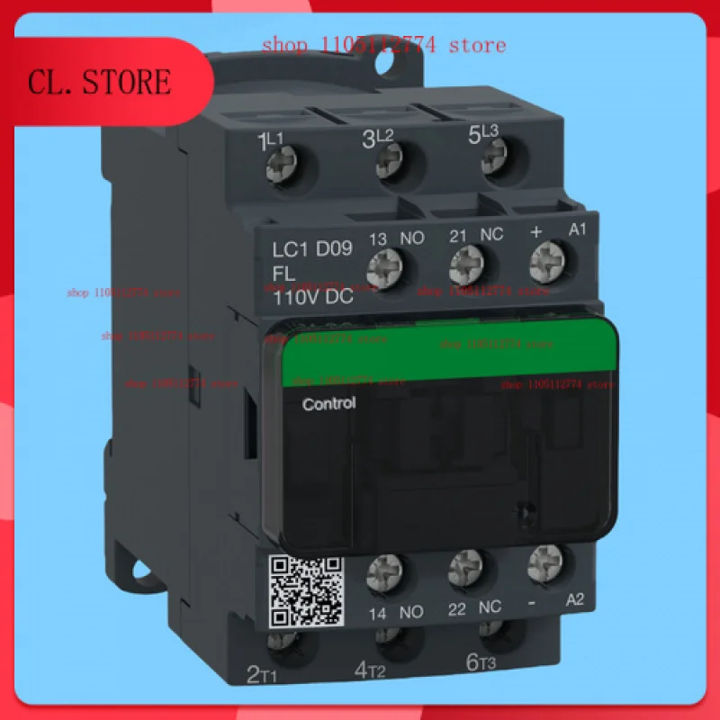 

LC1D09FL NEW for Schneider 9 A, 3 P, 5 HP at 480 VAC, nonreversing, 110 VDC coil