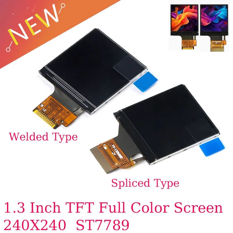 2pcs 1.3 Inch TFT Full Color HD IPS LCD Display Module 1.3\